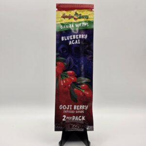Ganja Berry Goji infused Wraps - Blueberry Acai